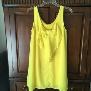 Cute Yellow Dress (Back of Dress)